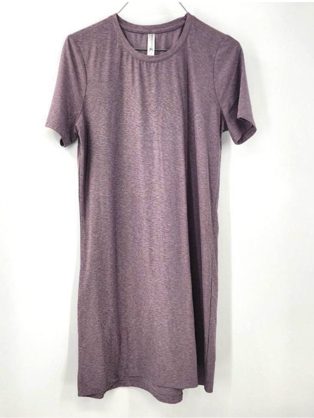 Kyodan Outdoor Short Sleeve T-Shirt Dress in Mauve - Small